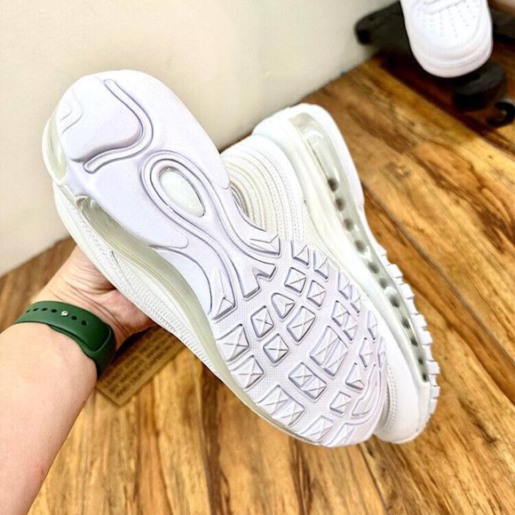 Nike Air Max 97 Triple White Women's Sneaker Sizes US7 NWT - Picture 9 of 9